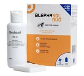 Thea Blephasol Duo 100ml Lotion + 100 pads - Eyelid Clean - Optician Recommended