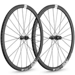 DT Swiss E 1800 Spline 32 Disc Road Wheelset - 700c Black / Sram XDR 12mm Front 142x12mm Rear Centerlock Pair 12 Speed Clincher