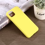 Moonbaby New Solid Color Liquid Silicone Shockproof Full Coverage Case for Google Pixel 4XL (Black) (Color : Yellow)
