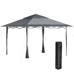 4 x 4m Outdoor Pop-Up Canopy Tent Gazebo Adjustable Legs Bag