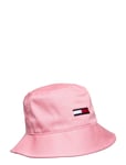 Tjw Elongated Flag Bucket Hat Pink Tommy Hilfiger