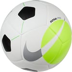 NIKE DH1992-100 Futsal Pro Recreational soccer ball Unisex Adult WHITE/VOLT/SILVER Size 0