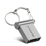 MiCRODATA 64GB USB 2.0 Computer Car Two-use Mini U Disk(Silver Grey) Data Storage (Color : Silver Gey)