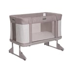 Chicco Next2Me Forever, Berceau Bébé de Lit à Côté, Compatible avec Différents Lits, Berceau Bébé 3 en 1, Hauteur Réglable, Bonne Circulation de l'Air, 4 Roues, Matelas Inclus