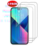 3-PACK - iPhone 14 Plus / 13 Pro Max Skärmskydd i Härdat glas