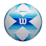 Wilson Zonal Ballon de Volleyball Unisex-Adult, Blue/White, Official