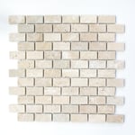 mosaik ws face brick chiaro antique travertine 2,3x4,8x1