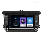 2Din Android Bil Radio GPS - 7 Multimedieafspiller, RDS Carplay Til VW Golf Passat B6.