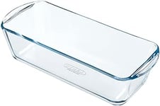 Pyrex Glass Loaf Pan Dish High Resistance Oven-Safe, Microwave Safe 30cm,28cm