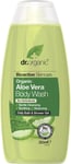 Dr Organic Aloe Vera Body Wash, Shower Gel, Natural, Vegan, Cruelty-Free, Parab