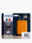 Epson Suitcase 405 Inkjet Printer Cartridge Multipack, Pack of 4 Multi