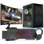 VIST Ryzen 7 5700G Gaming Kit - 32 GB RAM - RX VEGA - 1 TB M.2 SSD - LCD 27 - Windows 11 Pro