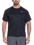 Nike Men's Essential Hydro Short Sleeve Hydroguard Plus-black, Black, Size 3Xl, Men