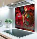 UrboArt Digital Print Glass Splashback Heat ResistantToughened 87366841 (90cm x 70cm)