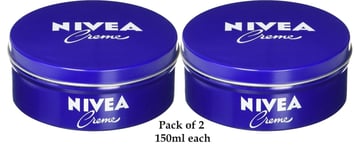 2 X Nivea Moisturizing Body Creme / Nivea Cream 150ml each (Pack of 2)
