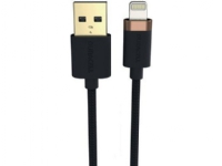 Duracell USB7022A, Svart, Apple iPhone 5, 5C, 5S, iPad 4, iPad Mini, iPod Nano 7G, iPad Touch 5G, 67 g, 5 mm, 5 mm, 2000 mm