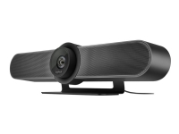 Logitech MeetUp - Konferenskamera - panorering / lutning - färg - 3840 x 2160 - ljud - kabelanslutning - Bluetooth LE / NFC - USB 3.0 - MJPEG