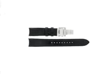 Seiko Klockarmband SNP049P1 / 7D48-0AG0 02B L01J011J0 Läder Svart 20mm