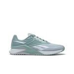 Reebok Nano X2 Shoes Women Seaside Grey / Pure 1 Cloud White