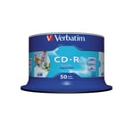 CD-R VERBATIM 700MB Printable 50/fp