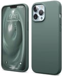 "Soft Silicone Case iPhone 13 Pro" Midnight Green