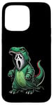 Costume de fantôme portant un dinosaure pour Halloween Cosplay T-Rex Coque pour iPhone 15 Pro Max