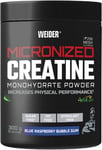 Weider Micronized Creatine Monohydrate Powder (300G) Blue Raspberry Bubble Gum F