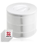 Filter for LEVOIT Air Purifier Core 300 300S 3-in-1 HEPA Carbon White + Fresh