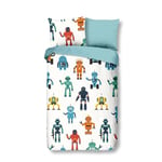 Good Morning sengetøj til børn Robots 135 x 200 cm