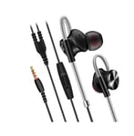 In-Ear Earbuds, Magnetic Wired Earphones Mic Metal Stereo Bass Noise Cancelling