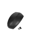 Ergonomic mouse wireless & Bluetooth 2.4 GHz 1200 dpi - Mus - Optisk - Sort