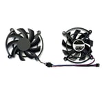1 Pair Cooling Fan Replacement Accessories for ELSA RTX2060 Super Graphics Card