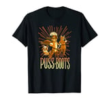 DreamWorks Puss In Boots: The Last Wish Cat Trio Poster T-Shirt