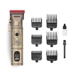 Professional Hair Clipper Rechargeable Vintage Beard Trimmer LED Display