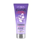 L'Oréal Paris Elvive Hydra Hyaluronic Acid Overnight Hydrating Cream for Dry ...