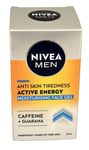 Nivea Men Skin Energy Morning Fix Moisturising Face Gel 50ml Caffeine + Guarana