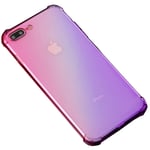 Genomtänkt Stötdämpande Skal Floveme - iPhone 8 Rosa/Lila