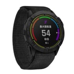 Garmin Fenix ​​6X / Fenix ​​6X Pro / Fenix ​​5X / Fenix ​​5X Plus / Fenix ​​3 osv. Nylon klokkebånd, 26 mm - svart