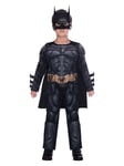 Childs Dark Knight Fancy Dress Batman Costume Dc Comic Book Week Superhero Kids
