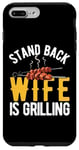 Coque pour iPhone 7 Plus/8 Plus Stand Back Wife is Grilling Barbecue rétro