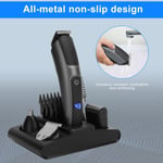 5 In 1 Hair Clipper Multifunctional Waterproof OilHead Rechargeable Electric REL
