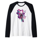 Marvel Spider-Man: Across the Spider-Verse Gwen Glitch Raglan Baseball Tee