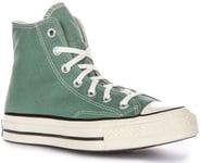 Converse A06521C Chuck 70 Vintage Lace up High Top Trainers Green UK 3 - 8