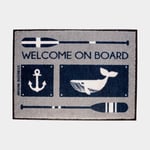 Marine Business Båtmatta Welcome Anchor, rektangel, 70 x 50 cm