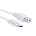 YACSEJAO USB C to USB B Midi Cable, Type C to USB B Printer Cable for Laptop to