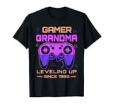 Gamer Grandma Granny leveling up since 1965 Video games T-Shirt