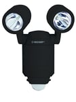 Velamp IS352 Frog-Projecteur d'Extérieur LED à Piles: s'installe de Partout Car 100% sans Fils avec détecteur de Mouvement. 450 Lumen, Plastique, 25 W, Noir