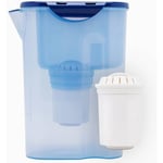Carafes filtrantes - Carafe filtrante avec micro-filtration, 1500 ml, bleu/bleu limpide AWP2915/10 - Philips
