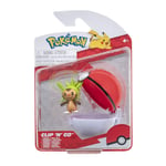Pokémon PKW3134 Clip ‘N’ Go Chespin Includes 2-Inch Battle Figure and Poke Ball 