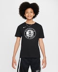 Brooklyn Nets Essential Older Kids' (Boys') Nike NBA Logo T-Shirt